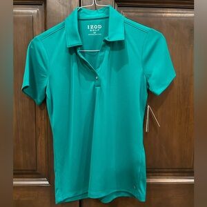 Izod Women's Teal Button Down Shirt